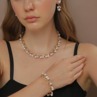 SET697 - Starry Sky Colorful Pearl Necklace Set